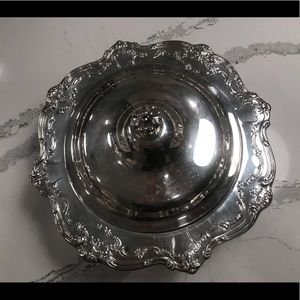 Silver Gorham serving dish